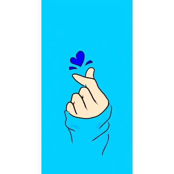 Чехол с рисунком «Сердце на синем» для Xiaomi Mi 11 Lite Чехол с рисунком «Сердце на синем» для Xiaomi Mi 11 Lite