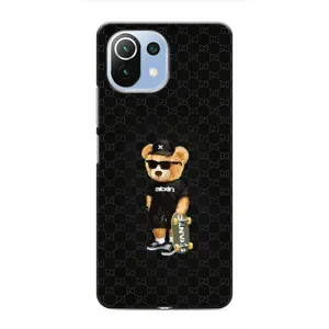 Чехлы Мишка Тедди для Сяоми Ми 11 Лайт (GUCCI Teddy)