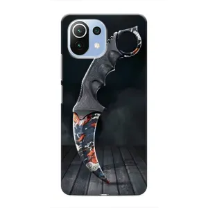 Чехол КИБЕРСПОРТ для Xiaomi Mi 11 Lite (Кинжал КС ГО)