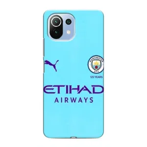 Силиконовые Чехлы принт Футбол на Xiaomi Mi 11 Lite (Man City)