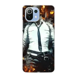 Чохол з картинкою "Герой Pubg" на Xiaomi Mi 11 Lite (Man Пубг)
