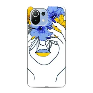 Чехол на Xiaomi Mi 11 Lite Украинский дизайн (Украинка на всю голову)