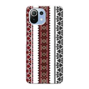 Силиконовый Чехол на Xiaomi Mi 11 Lite с картинкой Вышиванки (Вышиваночки)