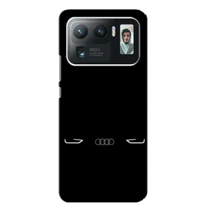 Силиконовый бампер с картинкой машины на Xiaomi Mi 11 Ultra (Силует Audi)