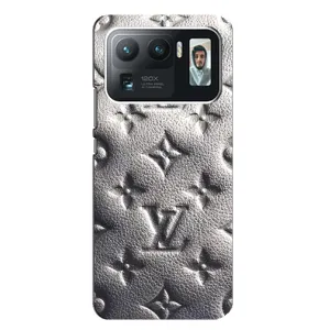 Текстурный Чехол Louis Vuitton для Сяоми Ми 11 Ультра (Бежевый ЛВ)