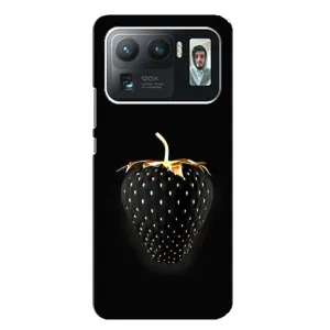 Чехол с изображением вкусной еды для Xiaomi Mi 11 Ultra (Чёрная клубника)