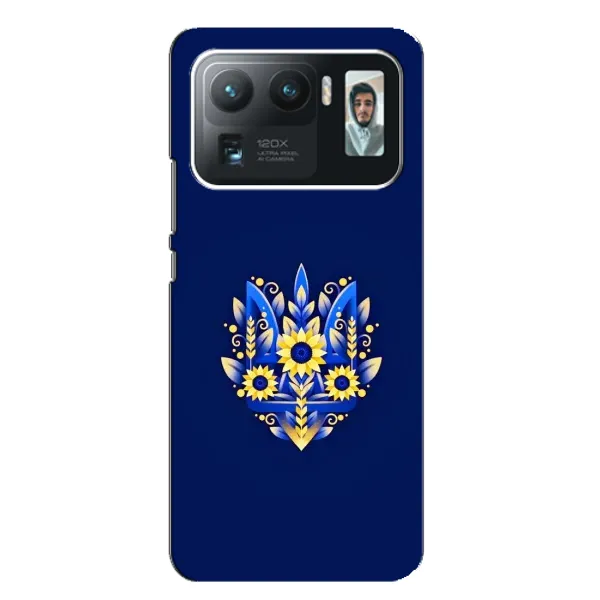 Чехол с рисунком «Цветущий Герб» для Xiaomi Mi 11 Ultra
