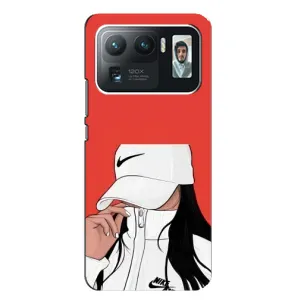Силіконовый Чохол на Xiaomi Mi 11 Ultra з картинкой Модных девушек (Дівчина Nike)