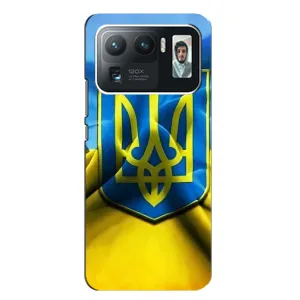 Чехол с картинкой (Патриотический ГЕРБ) на Xiaomi Mi 11 Ultra (Герб и Флаг Украины)