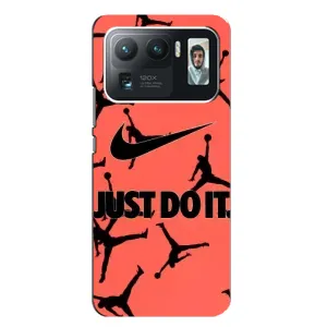 Силиконовый Чехол Nike Air Jordan на Сяоми Ми 11 Ультра (Just Do It)