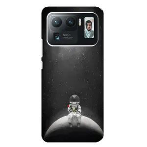 Силиконовый Чехол с принтом "Космонавты" на Xiaomi Mi 11 Ultra (Космонавт романтик)