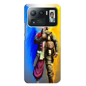 Чехол с картинкой (Патриотический КОЗАК) на Xiaomi Mi 11 Ultra (Козак с крыльями)