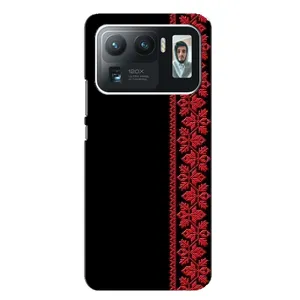 Силиконовый Чехол на Xiaomi Mi 11 Ultra (Красная Вышиванка)