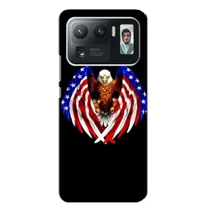 Чехол Флаг USA для Xiaomi Mi 11 Ultra (Крылья США)