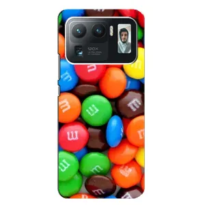Чехол с изображением вкусной еды для Xiaomi Mi 11 Ultra (Разноцветные M&M'S)