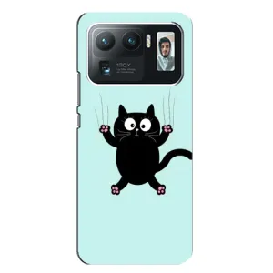Силіконовий чохол з котиком для Xiaomi Mi 11 Ultra (Падаючий кіт)