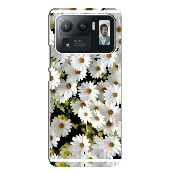 Чехол с рисунком «Рамка в ромашках» для Xiaomi Mi 11 Ultra Чехол с рисунком «Рамка в ромашках» для Xiaomi Mi 11 Ultra