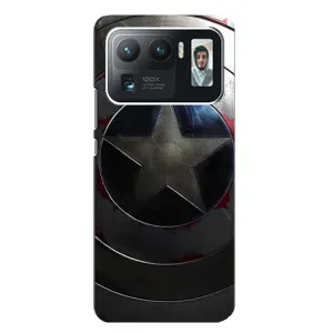 Чехол с Щитом Капитана Америки на Xiaomi Mi 11 Ultra (Ретро Щит Капитана)