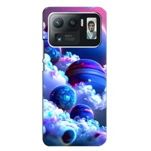 Чехлы КОСМОС для Xiaomi Mi 11 Ultra (Синие планеты)