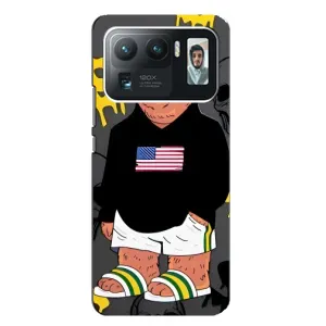 Чехлы Мишка Тедди для Сяоми Ми 11 Ультра (Teddy USA)