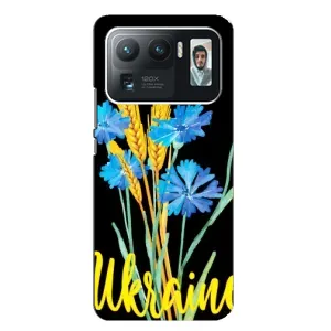 Чехол на Xiaomi Mi 11 Ultra Украинский дизайн (Ukraine в цветочках)