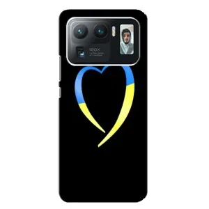 Силиконовый Чехол на Xiaomi Mi 11 Ultra (Я-Украина) (Украинское сердце)