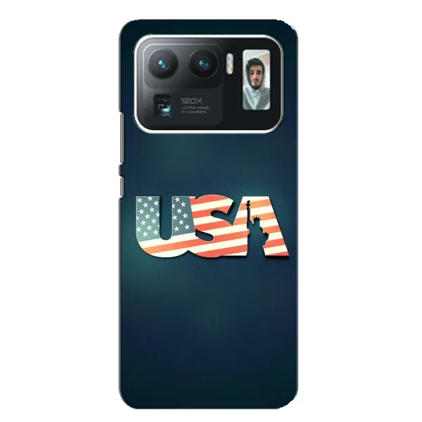 Чехол с рисунком «USA» для Xiaomi Mi 11 Ultra Чехол с рисунком «USA» для Xiaomi Mi 11 Ultra