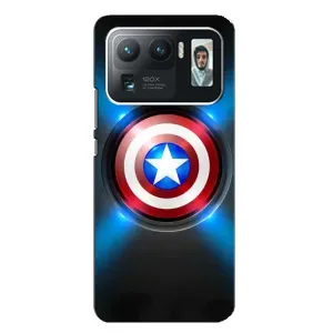 Чехол с Щитом Капитана Америки на Xiaomi Mi 11 Ultra (Яркий Щит Капитана)