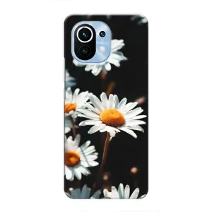 Чохол з ромашками на Xiaomi Mi 11 (Білі ромашки)