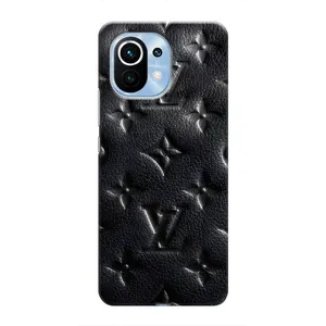 Текстурний Чохол Louis Vuitton для Сяомі Нот 11 (Чорний ЛВ)