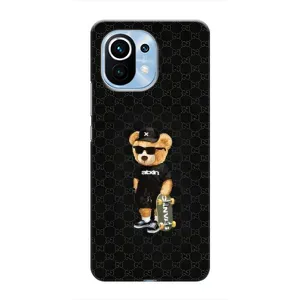 Чехлы Мишка Тедди для Сяоми Нот 11 (GUCCI Teddy)