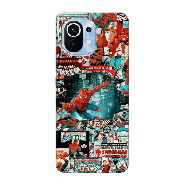 Чехол с рисунком «Комиксы Человек Паук» для Xiaomi Mi 11 Чехол с рисунком «Комиксы Человек Паук» для Xiaomi Mi 11