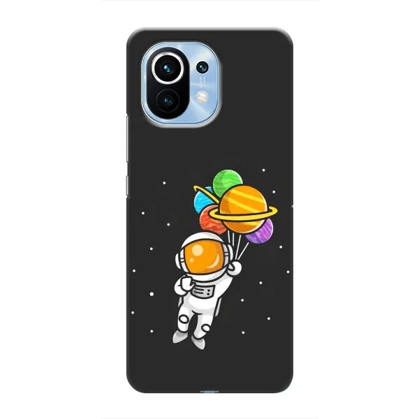 Чехол с рисунком «Космонавт с шариками» для Xiaomi Mi 11 Чехол с рисунком «Космонавт с шариками» для Xiaomi Mi 11