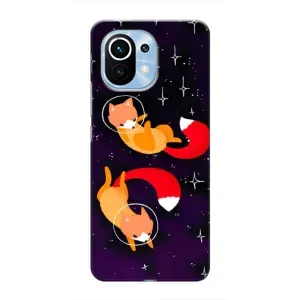Чехол с Лисичкой для Xiaomi Mi 11 (Лисы)