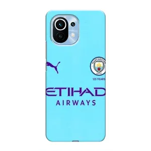 Силиконовые Чехлы принт Футбол на Xiaomi Mi 11 (Man City)