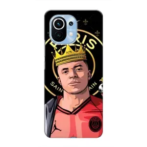 Чохол (TPU) з Футболістом на Xiaomi Mi 11 (Mbappe King)