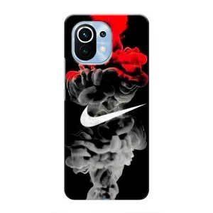 Силіконовый Чохол на Xiaomi Mi 11 з картинкою НАЙК (Nike дим)
