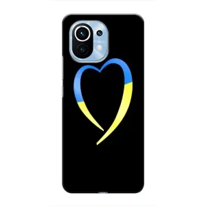 Силиконовый Чехол на Xiaomi Mi 11 (Я-Украина) (Украинское сердце)