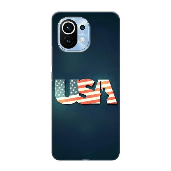 Чехол с рисунком «USA» для Xiaomi Mi 11 Чехол с рисунком «USA» для Xiaomi Mi 11