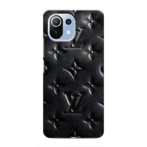 Текстурний Чохол Louis Vuitton для Сяомі Мі 11i (Чорний ЛВ)