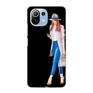 Чохол з картинкою Модні Дівчата Xiaomi Mi 11i (Дівчина з телефоном)