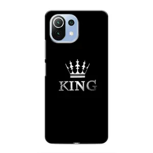 Чохол (Корона на чорному фоні) для Сяомі Мі 11i (KING)
