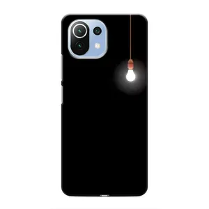Чохол з картинками на чорному фоні для Xiaomi Mi 11i (Лампочка)