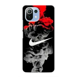 Силіконовый Чохол на Xiaomi Mi 11i з картинкою НАЙК (Nike дим)