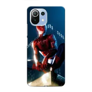 Чехол Супергерой Человека Паука на Xiaomi Mi 11i (Паук на доме)