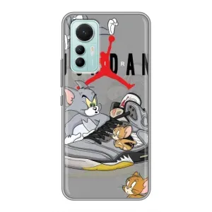 Силиконовый Чехол Nike Air Jordan на Сяоми ми 12 лайт (Air Jordan)