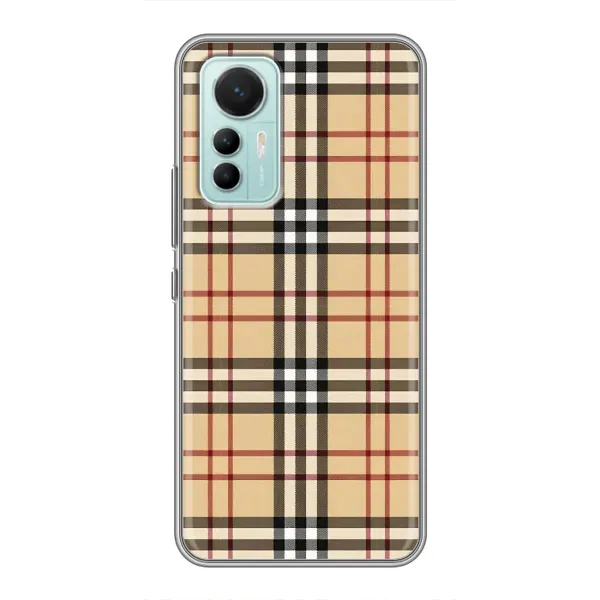 Чехол с рисунком «Burberry стиль» для Xiaomi Mi 12 Lite Чехол с рисунком «Burberry стиль» для Xiaomi Mi 12 Lite