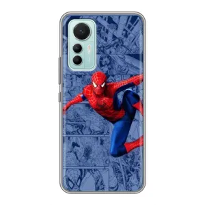 Силиконовый Чехол для Xiaomi Mi 12 Lite (Человек Паук)