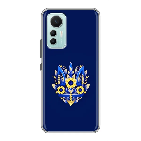 Чехол с рисунком «Цветущий Герб» для Xiaomi Mi 12 Lite