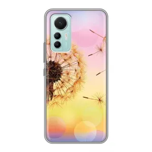 Силиконовый Чехол с одуванчиками на Xiaomi Mi 12 Lite (Цветок-одуванчик)